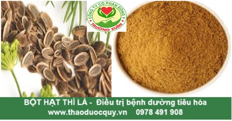 Bột hạt thì là - trị đầy hơi, khó tiêu